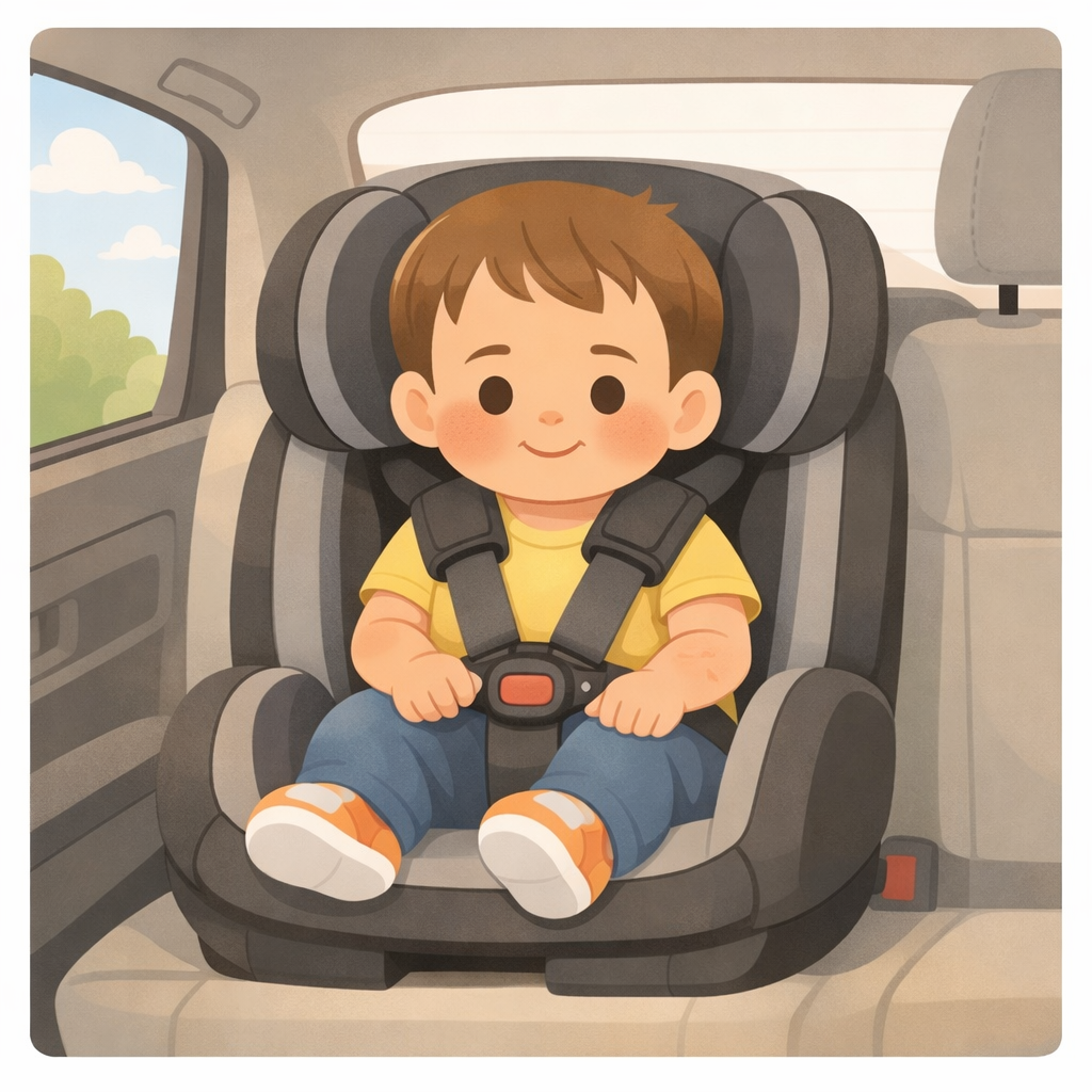 Segurança no carro: regras do transporte infantil